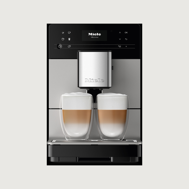 Miele CM 5510 Silence Αυτόματη Μηχανή Espresso 1450W με Μύλο Άλεσης Ροζ Χρυσαφί