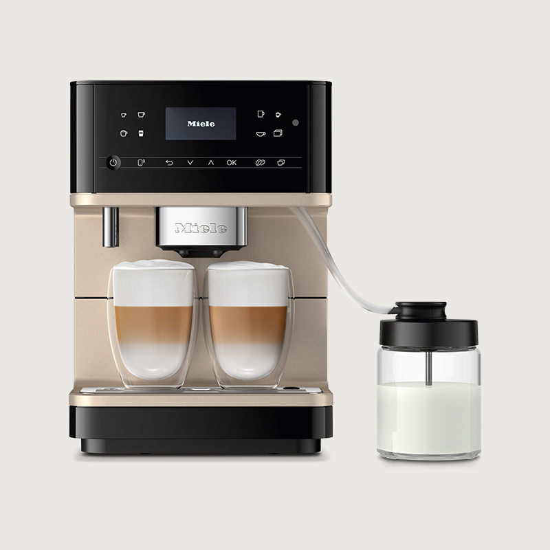 Miele CM 6360 MilkPerfection Αυτόματη Μηχανή Espresso 1450W 15bar Μαύρο Obsidian CM