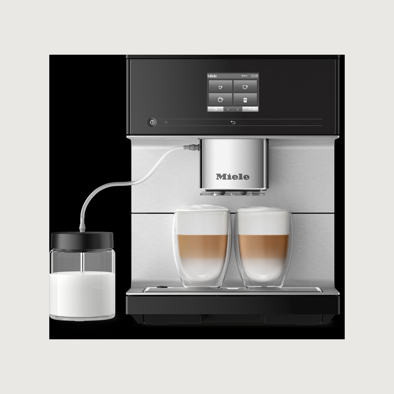 Miele CM 7350 CoffeePassion Αυτόματη Μηχανή Espresso 1450W Μαύρο Obsidian
