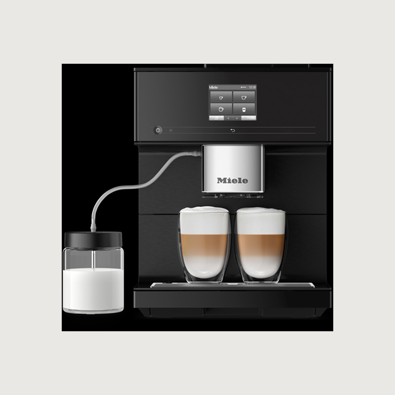 Miele CM 7750 CoffeeSelect Αυτόματη Μηχανή Espresso 1450W Μαύρο Obsidian