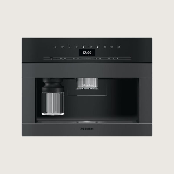 Miele CVA 7440 Obsidian Αυτόματη Μηχανή Espresso Εντοιχιζόμενη 1500W Μαύρο obsidian ματ