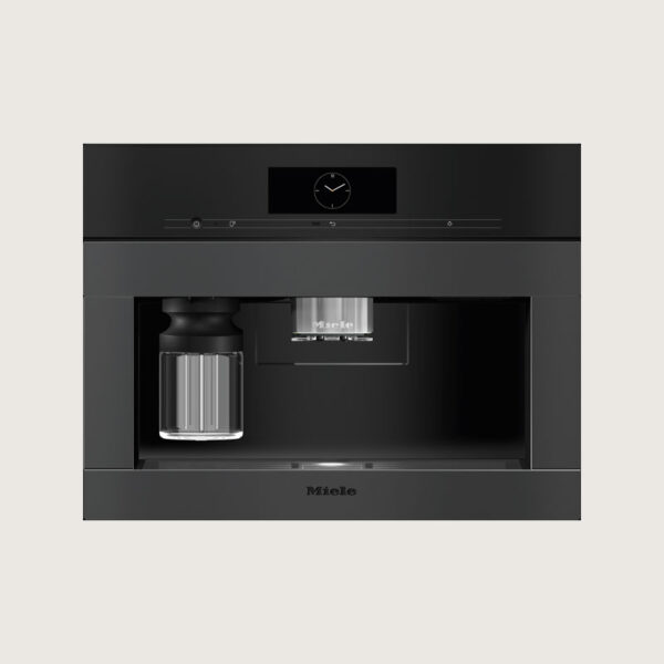 Miele CVA 7845 Αυτόματη Μηχανή Espresso Εντοιχιζόμενη 1450W με DirectWater Μαύρο Obsidian Ματ